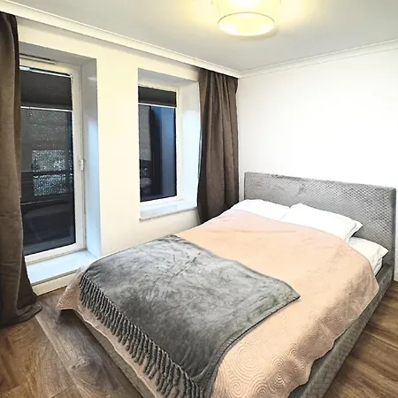Apartmán White Marble In Black Pearl Chic Centre Štetín