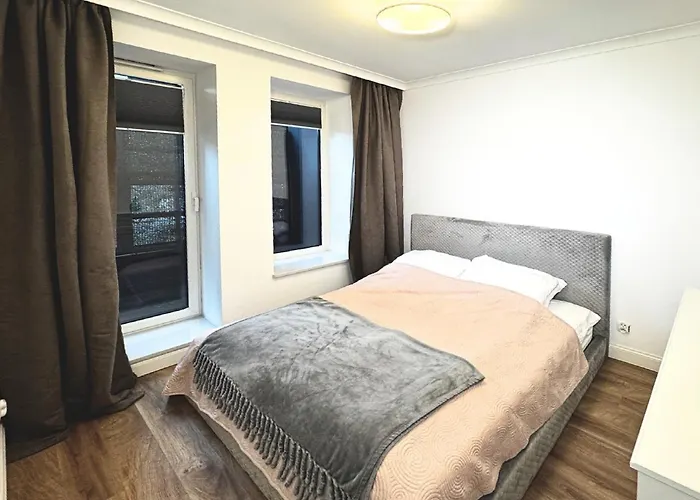 Apartment White Marble In Black Pearl Chic Centre Szczecin