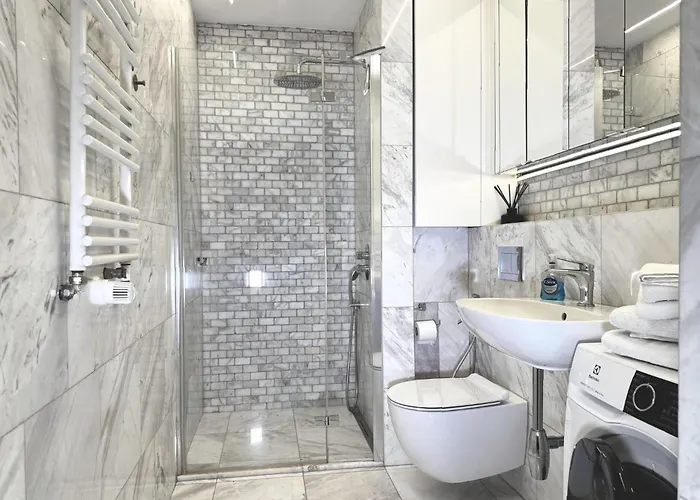 White Marble In Black Pearl Chic Centre Appartamento *