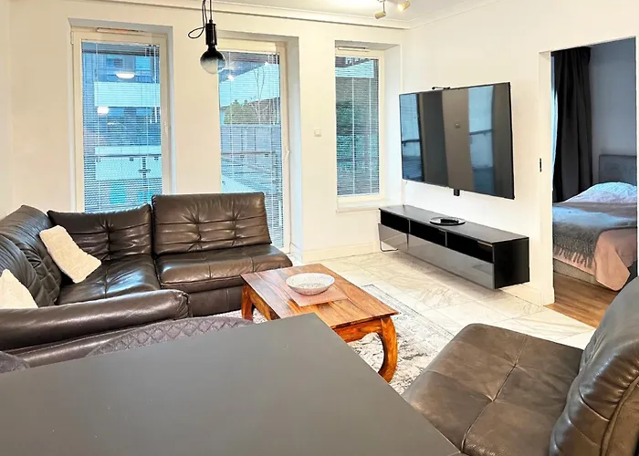 Apartment White Marble In Black Pearl Chic Centre *